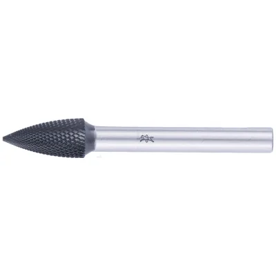 PFERD TOOLS Hartmetall Hochleistungsfrässtift MICRO Spitzbogen SPG Ø 10x20mm Schaft-Ø 6mm HICOAT beschichtet für die Feinbearbeitung