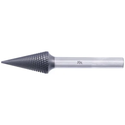 PFERD TOOLS Hartmetall Hochleistungsfrässtift MICRO Spitzkegel SKM Ø 12x25mm Schaft-Ø 6mm HICOAT beschichtet für die Feinbearbeitung