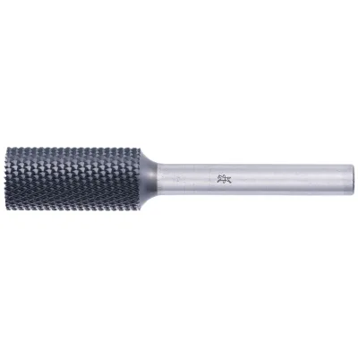 PFERD TOOLS Hartmetall Hochleistungsfrässtift MICRO Zylinder ZYAS stirnverzahnt Ø 12x25mm Schaft-Ø 6mm HICOAT beschichtet für die Feinbearbeitung