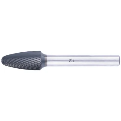 PFERD TOOLS Hartmetall Hochleistungsfrässtift Rundbogen RBF Ø 10x20mm Schaft-Ø 6mm Z5 HICOAT beschichtet universal fein