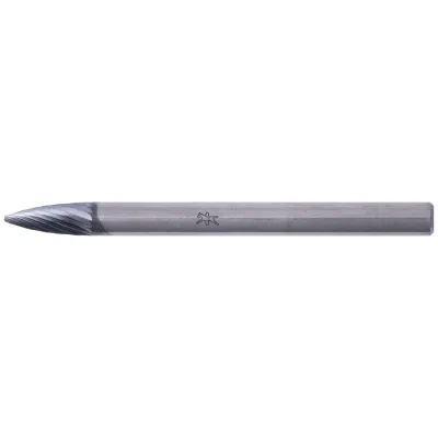 PFERD TOOLS Hartmetall Hochleistungsfrässtift Spitzbogen SPG Ø 03x07mm Schaft-Ø 3mm Z5 HICOAT beschichtet universal fein