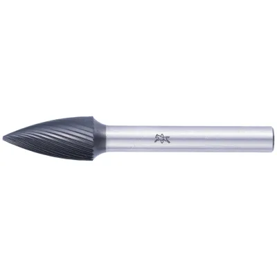 PFERD TOOLS Hartmetall Hochleistungsfrässtift Spitzbogen SPG Ø 10x20mm Schaft-Ø 6mm Z5 HICOAT beschichtet universal fein