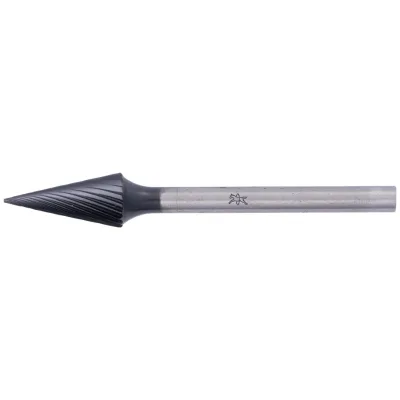PFERD TOOLS Hartmetall Hochleistungsfrässtift Spitzkegel SKM Ø 06x13mm Schaft-Ø 3mm Z5 HICOAT beschichtet universal fein