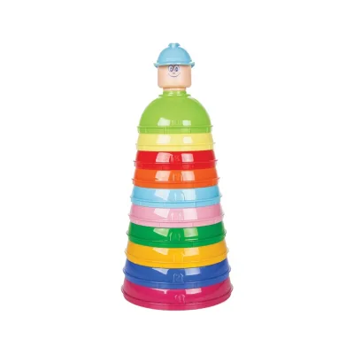Pilsan Stapelturm Mehrfarbig 13x30x13 cm