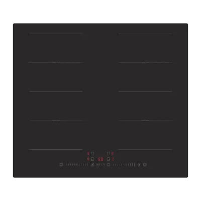 PKM Glaskeramikkochfeld Schwarz 59x6.2x52 cm