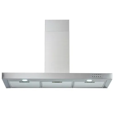 PKM Kaminhaube 9004W - 90cm, Edelstahl, LED, Abluft/Umluft, Dunstabzugshaube
