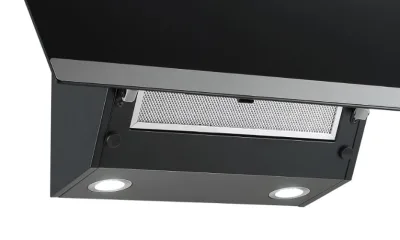 PKM Kopffreihaube S33-90A+BTH - 90cm, schwarz, Touch-Control, Dunstabzugshaube