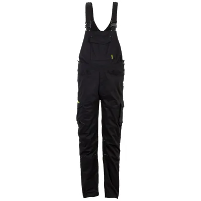 Planam Stretchline Latzhose schwarz 102