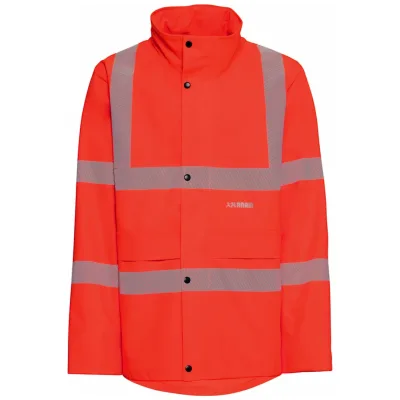 Planam Warnschutz-Regenjacke rECOflexy wasserdicht Gr. XL orange