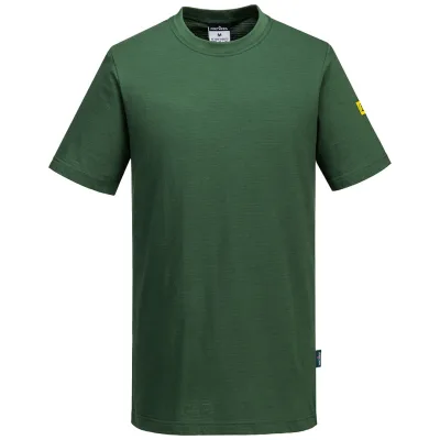 Portwest Antistatisches ESD T-Shirt AS20 Gr. XL forest green
