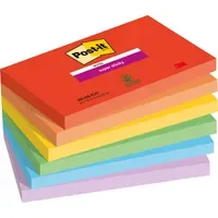 Post-it® Haftnotiz Super Sticky Notes Playful Collection 127 x 76 mm (B x H)