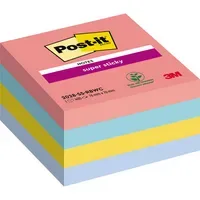 Post-it® Haftnotizwürfel Super Sticky Rainbow Collection