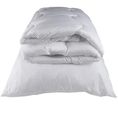 Premium Steppbettdecken Set mit Kopfkissen Steppbettdecke 155x220 cm Kopfkissen 80x80