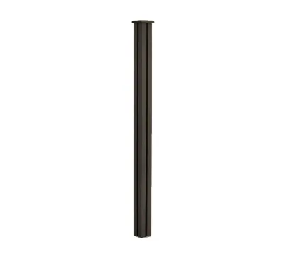 Prestige Home Living Outdoor WPC Sichtschutzzaun CARACAS 2x Pfosten - Anthrazit