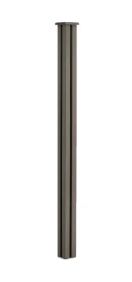 Prestige Home Living Outdoor WPC Sichtschutzzaun CARACAS 2x Pfosten - Grau