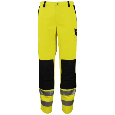 Prevent Asatex PREVENT Warnschutz-Bundhose PTW-HON Gr. 46 gelb/schwarz