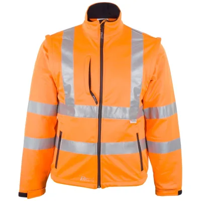 Prevent Softshell-Warnschutzjacke 8060 Gr. 5XL leuchtorange