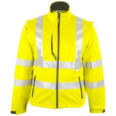 Prevent Softshell-Warnschutzjacke 8060 Gr. 5XL neongelb