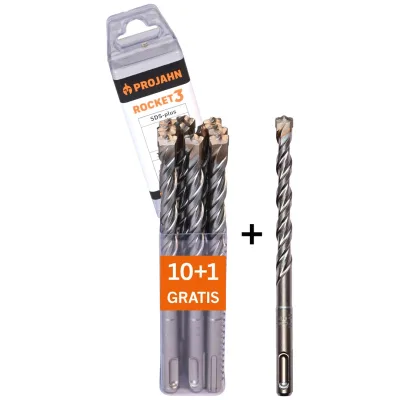 Projahn Hammerbohrer ROCKET 3 SDS-plus 6x110mm 11er Pack