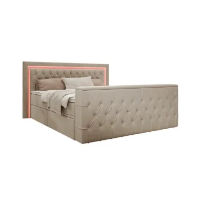 Prometo Möbel Boxspringbett Beige