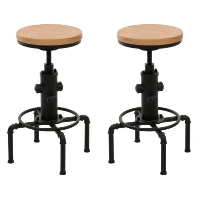 Proregal Barhocker Braun 34x85x34 cm