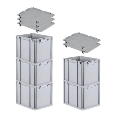 Proregal Eurobox Schwarz 30x32x40 cm