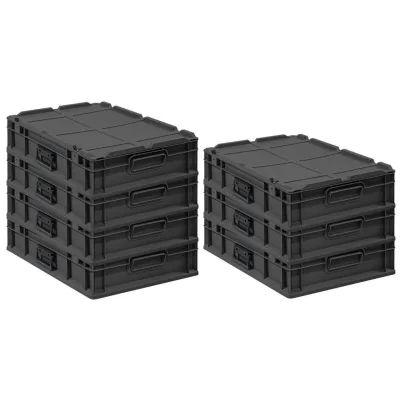 Proregal Eurobox Schwarz 40x13.5x60 cm