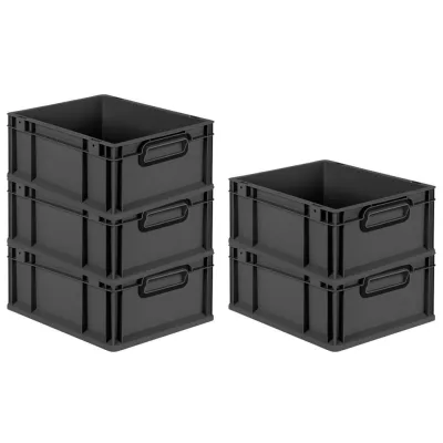 Proregal Eurobox Schwarz, Anthrazit 30x17x40 cm
