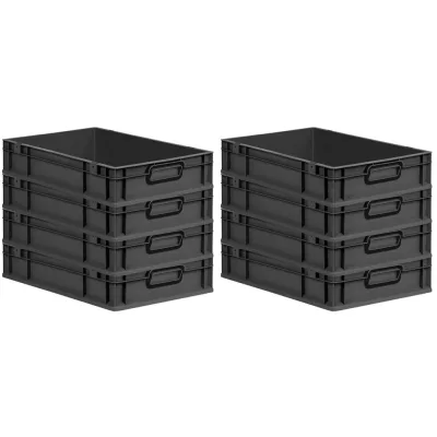 Proregal Eurobox Schwarz, Anthrazit 40x12x60 cm
