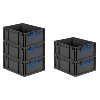 Proregal Eurobox Schwarz, Blau 30x17x40 cm