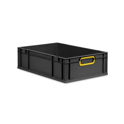 Proregal Eurobox Schwarz, Gelb 40x17x60 cm