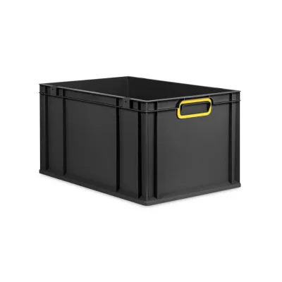 Proregal Eurobox Schwarz, Gelb 40x32x60 cm