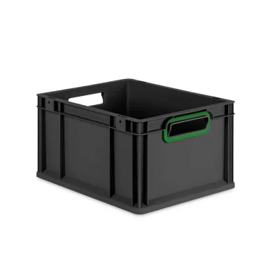 Proregal Eurobox Schwarz, Grün 30x22x40 cm