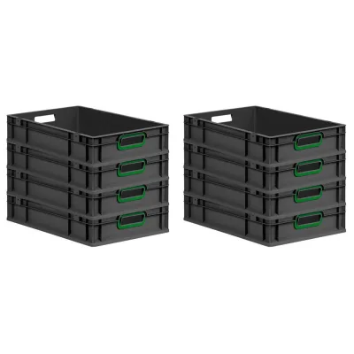 Proregal Eurobox Schwarz, Grün 40x12x60 cm