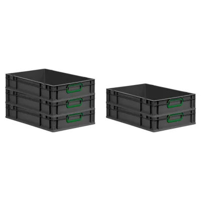 Proregal Eurobox Schwarz, Grün 40x12x60 cm