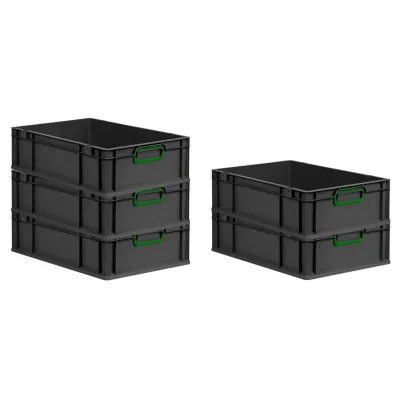 Proregal Eurobox Schwarz, Grün 40x17x60 cm