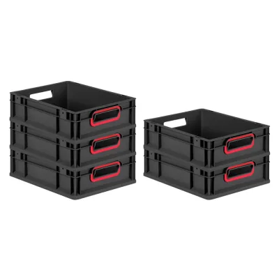Proregal Eurobox Schwarz, Rot 30x12x40 cm