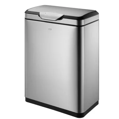 Proregal Mülleimer Silber 29x67.4x46 cm