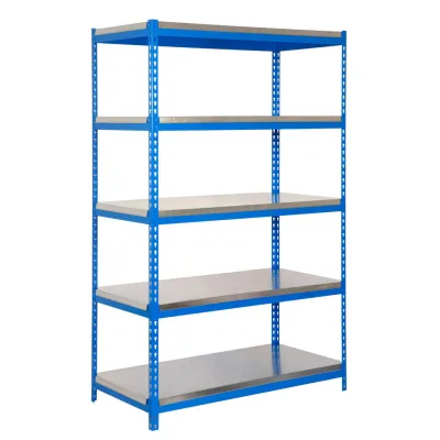 Proregal Schwerlastregal Blau 100x200x60 cm