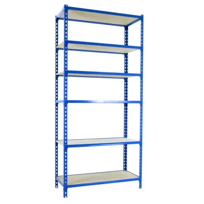 Proregal Schwerlastregal Blau 100x250x40 cm