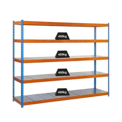 Proregal Schwerlastregal Gelb 120x200x45 cm