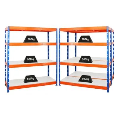 Proregal Schwerlastregal Orange 480x180x60 cm