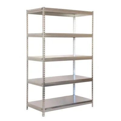 Proregal Schwerlastregal Silber 120x200x45 cm