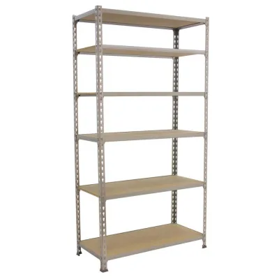 Proregal Schwerlastregal Silber 120x250x50 cm