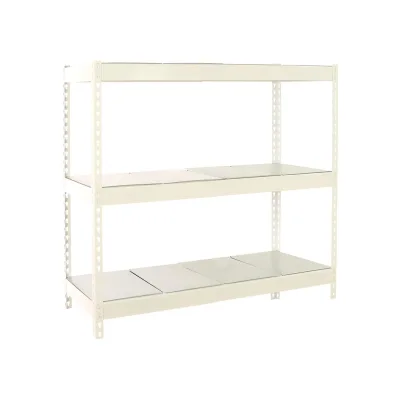 Proregal Schwerlastregal Weiß 120x150x75 cm