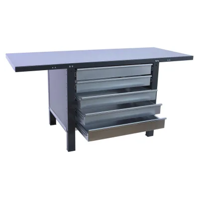 Proregal Werkbank Anthrazit 150x83x73 cm