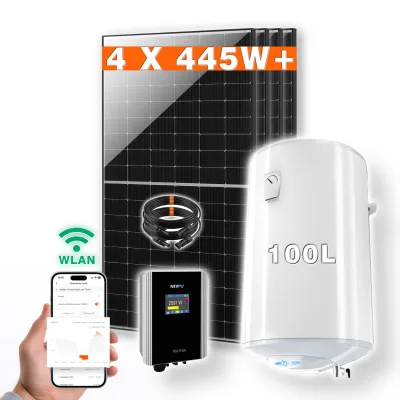 PVundSO Warmwasserset SOL-THOR mit 100 l Boiler und 4 Solarmodulen