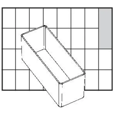 Raaco Facheinsatz A9-2, transp. H 47x B 39 x T 109 mm