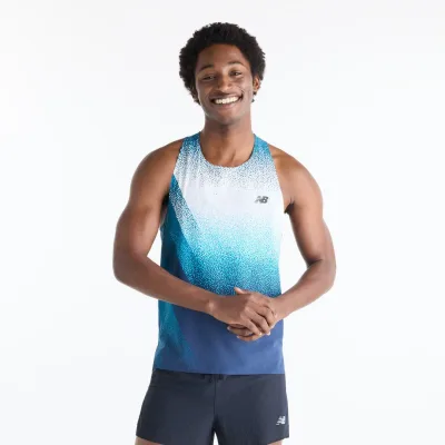 Race Day Ultra Light Printed Singlet