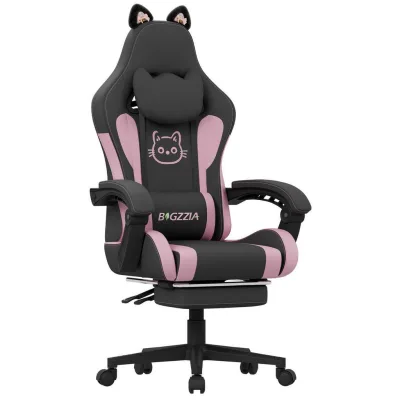 Rattantree Gaming-Stuhl Schwarz 59x120x56 cm